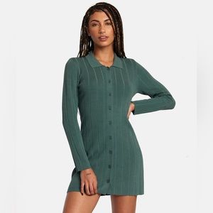 RVCA Women's Meri Sweater Long Sleeve Dress Size Small NWT